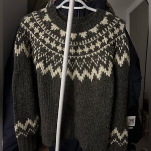 UNIQLO Fair Isle Wool-Blend Sweater